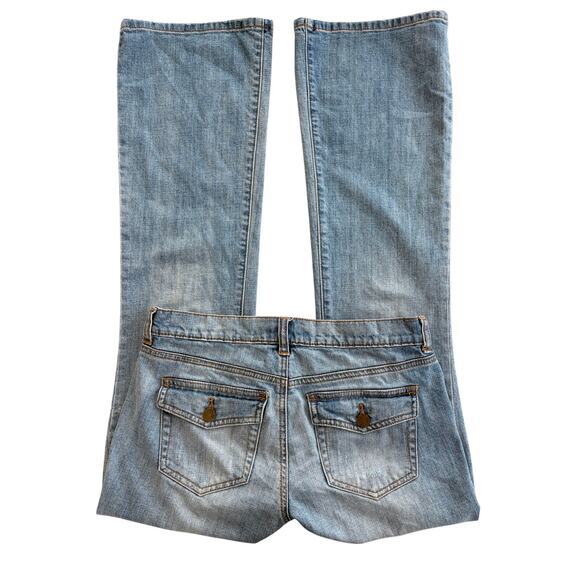 New York & Company Denim - vintage y2k new york & company low rise flare jeans flap pocket medium wash 4